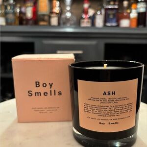 Boy Smells Ash Scented Candle - Black